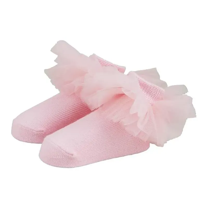 mud_pie__baby_girl_solid__SKUZnaVCk9n_0.webp Mud Pie - Baby Girl Solid Pink Tutu Sock 0/12M Sale
