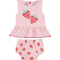 Mud Pie - Baby Girl Strawberry Two-Piece Swimsuit New