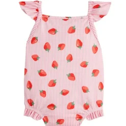 Mud Pie - Baby Girl Strawberry One-Piece Swimsuit Best