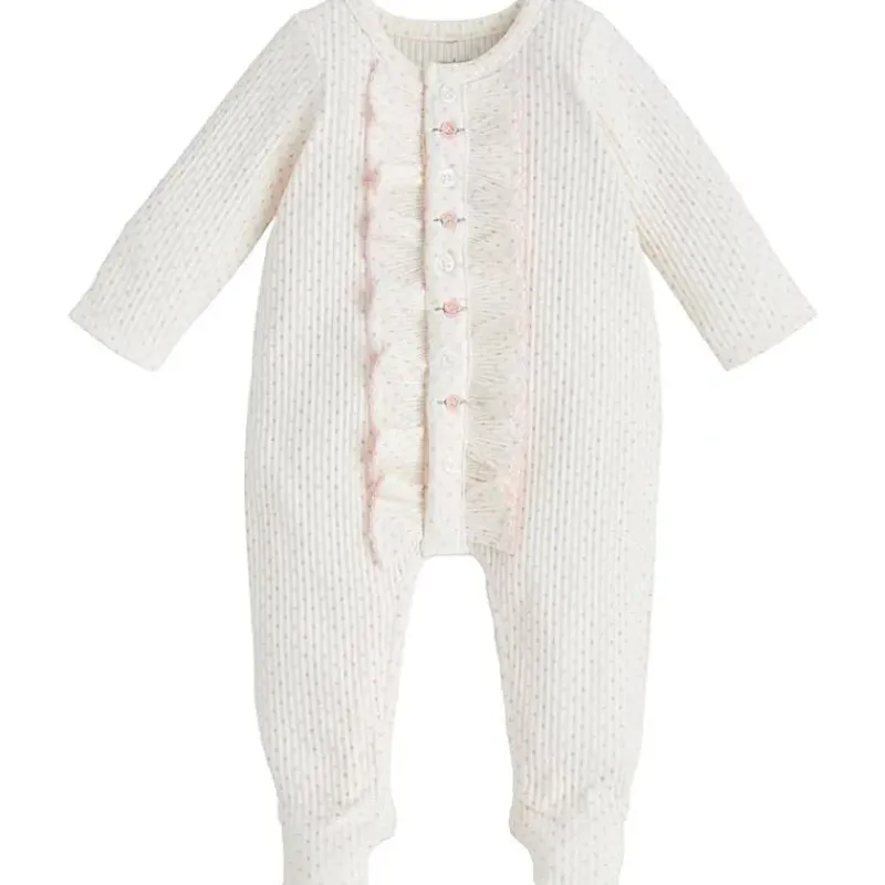 mud_pie__baby_girls_child_SKU1oJKNCVc_0.webp Mud Pie - Baby Girls Children's Rosette Polka Dot Sleeper Hot