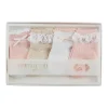 Mud Pie - Baby Pink Pointelle Baby Sock Set, 0/12 Months Sale