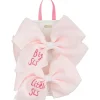 Mud Pie - Children's Girl Pink Sisters Bows Best