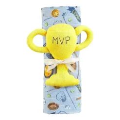 Mud Pie - Conjunto de faixa e chocalho esportivo New