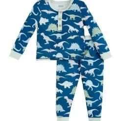 Mud Pie - Conjunto de Pijama Dino Glow Outlet