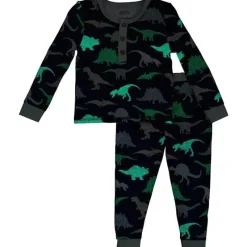 Mud Pie - Conjunto de Pijama Dino Glow Outlet