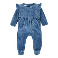 Mud Pie - Dorminhoco de Veludo Azul Sale