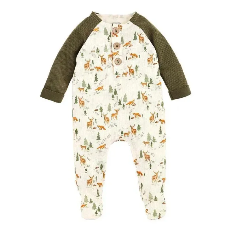 mud_pie__little_deer_dits_SKUbfRhLZKM_0.webp Mud Pie - Little Deer Ditsy Sleeper, 3-6 meses Fashion