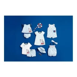 Mud Pie - Macacão de bebê Seersucker estampado Outlet