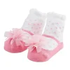 Mud Pie - Meias Puff Mary Jane Rosa Clearance