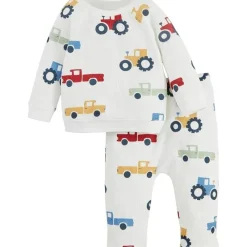 Mud Pie - 2Pk Baby Boy Tractor Set Outlet