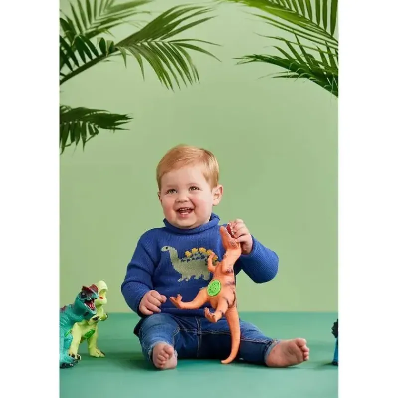 mud_pie__suter_infantil_d_SKUYKMi2ChA_2.webp Mud Pie - Suéter infantil Dino Rollneck, 24 meses - 3T Hot