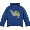 Mud Pie - Suéter infantil Dino Rollneck, 12 a 18 meses Fashion