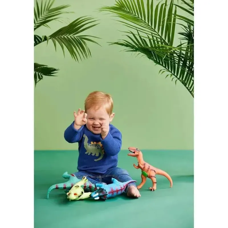 mud_pie__suter_infantil_d_SKUche6W2Rr_3.webp Mud Pie - Suéter infantil Dino Rollneck, 12 a 18 meses Fashion