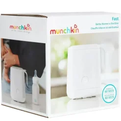 Munchkin - Aquecedor e esterilizador rápido de mamadeiras, preserva nutrientes Hot