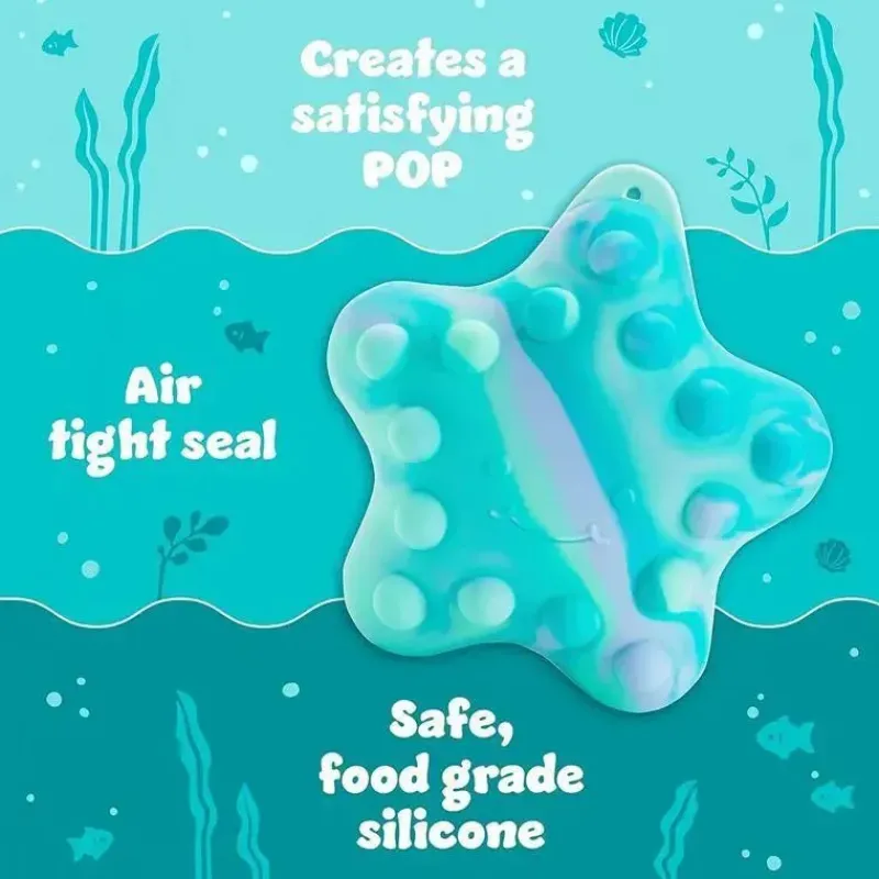 munchkin__brinquedo_de_ba_SKUohdqoCQj_1.webp Munchkin - Brinquedo de banho Pop Squish Popping - Espremível sem mofo Sensorial Baby Fidget Starfish Online