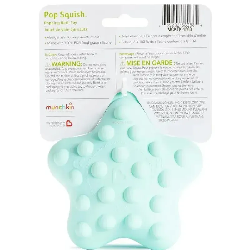 munchkin__brinquedo_de_ba_SKUohdqoCQj_4.webp Munchkin - Brinquedo de banho Pop Squish Popping - Espremível sem mofo Sensorial Baby Fidget Starfish Online