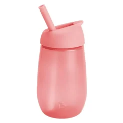 Munchkin - Copo Simples de Palha Limpa de 10 Oz - Rosa Fashion