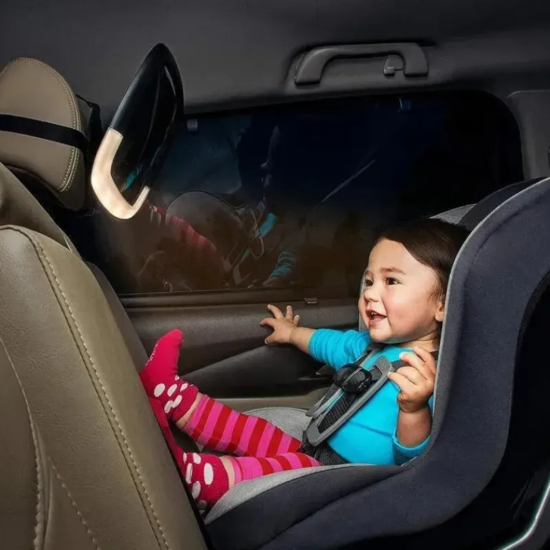 munchkin__espelho_de_carr_SKUa3dedWJh_3.webp Munchkin - Espelho de carro ajustável Night Light Pivot Baby in-Sight Sale