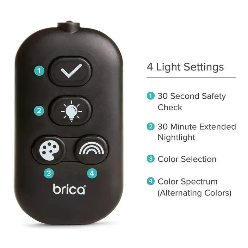 munchkin__espelho_de_carr_SKUa3dedWJh_5.webp Munchkin - Espelho de carro ajustável Night Light Pivot Baby in-Sight Sale