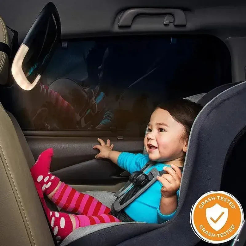 munchkin__espelho_de_carr_SKUa3dedWJh_7.webp Munchkin - Espelho de carro ajustável Night Light Pivot Baby in-Sight Sale