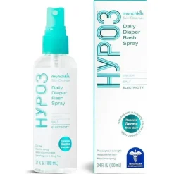 Munchkin - HYP03 No Rub Daily Spray para assaduras com hipocloro, premiado 100% natural, 600 sprays Outlet