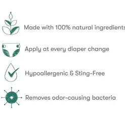 Munchkin - HYP03 No Rub Daily Spray para assaduras com hipocloro, premiado 100% natural, 600 sprays Outlet