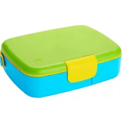 Munchkin - Lancheira Bento com Utensílios de Aço Inoxidável (Verde e Amarelo) Online