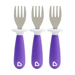 Munchkin - Levante 3Pk Garfos de Criança, Roxo Discount