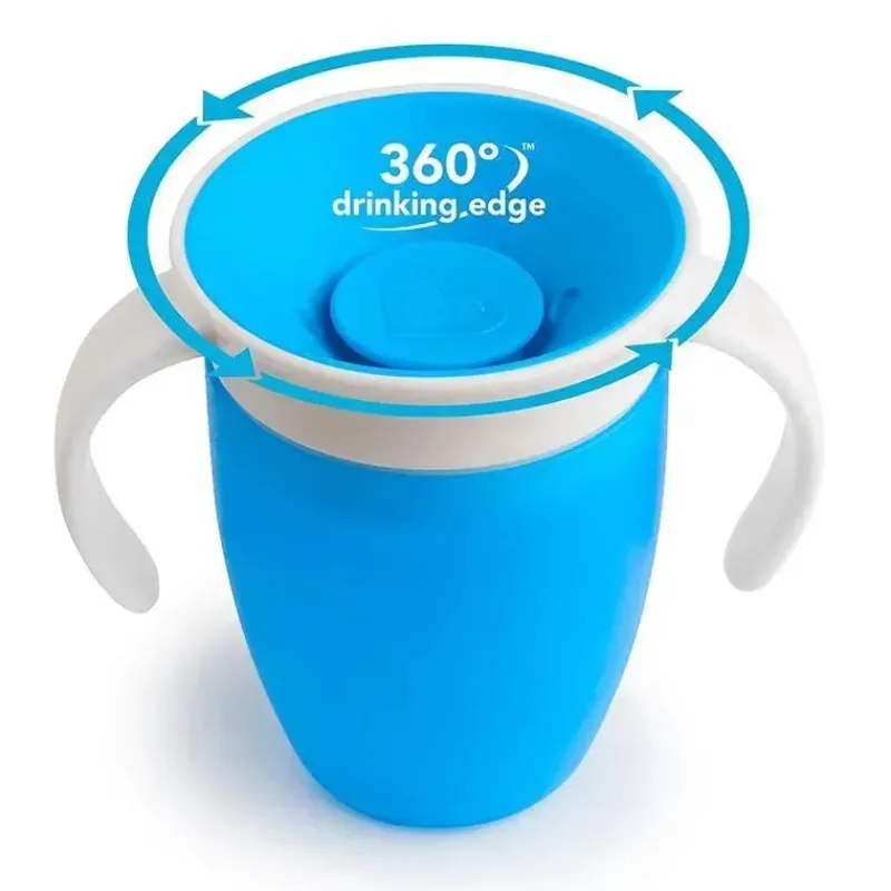 munchkin__pk_miracle__tra_SKUwg5JEZm8_4.webp Munchkin - 2Pk Miracle 360° Trainer Cup, Azul/Verde Best