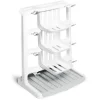 Munchkin - Rack de secagem de garrafas vertical para economia de espaço seco e arrumado para mamadeiras e acessórios, branco Fashion