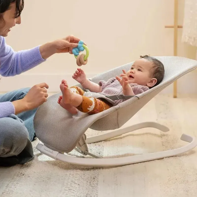 munchkin__spring__em__bab_SKUmJxyHq6H_7.webp Munchkin - Spring 2 em 1 Baby Bouncer and Rocker, Portátil, Leve e Compacto com 3 Posições de Reclinação Hot