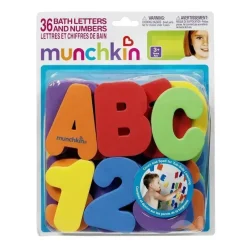 Munchkin Aprenda Letras e Números de Banho Primário, 36 Contagens Discount
