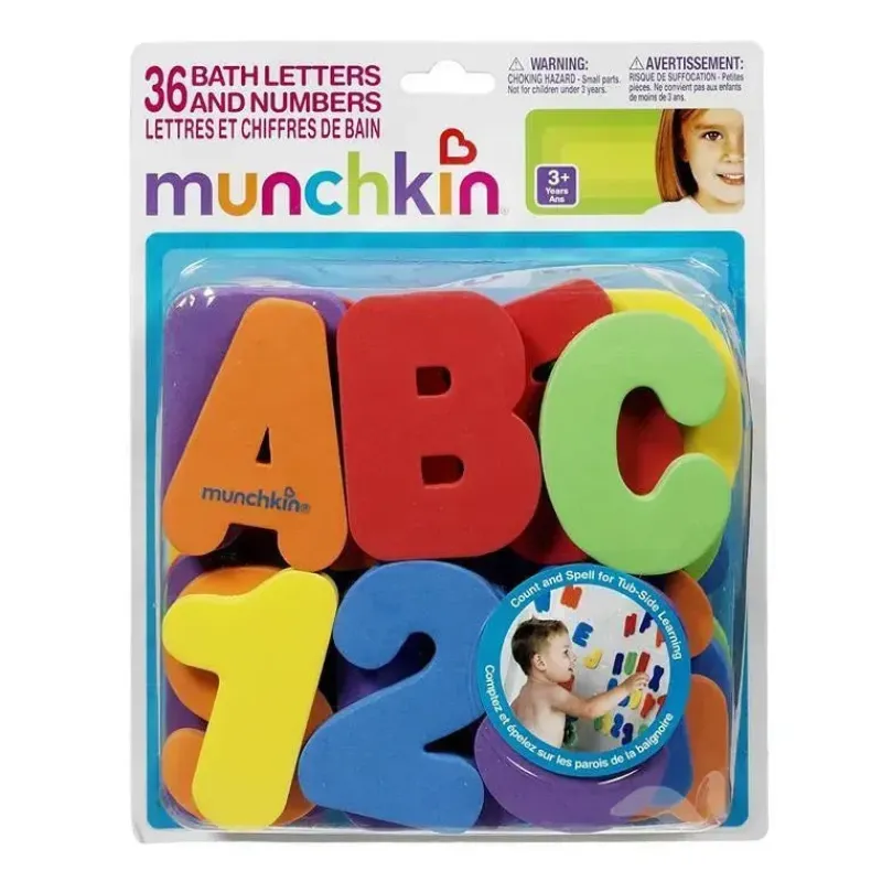munchkin_aprenda_letras_e_SKUU2iy7Cif_4.webp Munchkin Aprenda Letras e Números de Banho Primário, 36 Contagens Discount