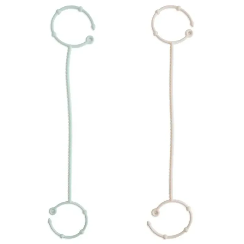 mushie__adjustable_silico_SKUdAMl4RPr_0.webp Mushie - Adjustable Silicone Strap 2-Pack, Cambridge Blue/Shifiting Sand Sale
