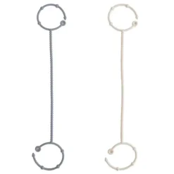 Mushie - Adjustable Silicone Strap 2-Pack, Tradewinds/Shifiting Sand Fashion