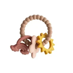 Mushie - Anel de dentição natural de silicone Fashion