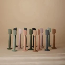 Mushie - Aplicador de Creme para Fraldas Silicone Macio com Base de Sucção, Lilás Suave Fashion