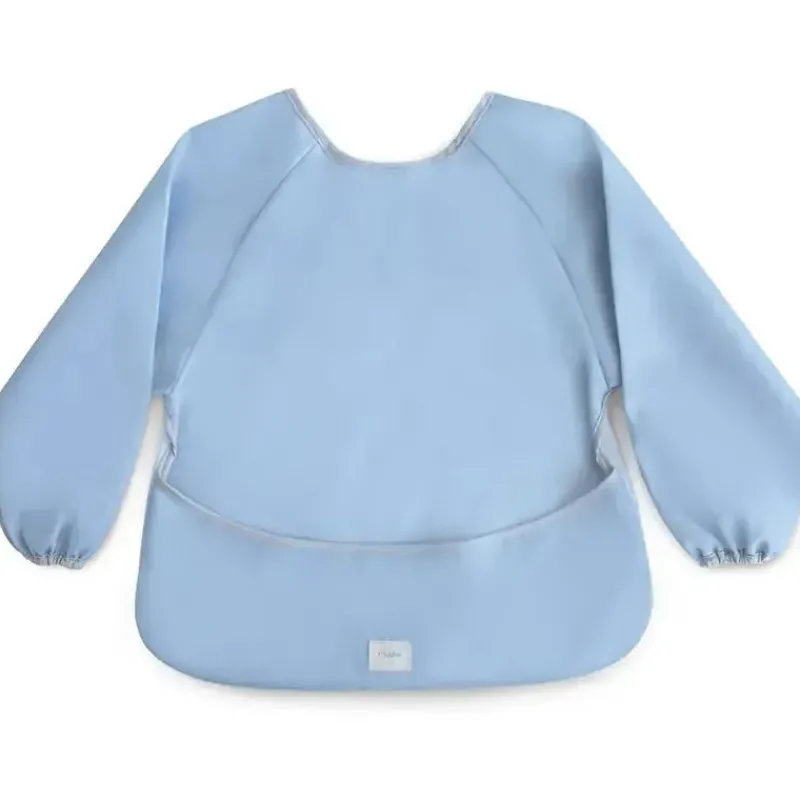 mushie__babador_de_manga__SKUGI3A7Qt1_0.webp Mushie – babador de manga comprida, tecido impermeável, ajuste ajustável para idades de 6 a 24 meses, ventos alísios Hot