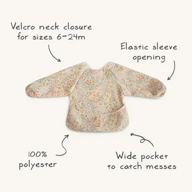 mushie__babador_de_manga__SKUGI3A7Qt1_4.webp Mushie – babador de manga comprida, tecido impermeável, ajuste ajustável para idades de 6 a 24 meses, ventos alísios Hot