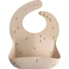 Mushie - babador de silicone para bebê, ajuste ajustável à prova d'água, abelhas Sale