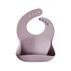Mushie - Babete de bebê de silicone - Malva claro Fashion