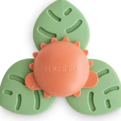 Mushie - brinquedo giratório de sucção Dino para banho e brincadeira Hot
