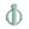 Mushie - Brinquedo mordedor de chocalho robô bebê de silicone Fashion