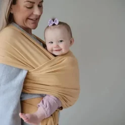 Mushie - Carrinho de embrulho para bebê 100% algodão orgânico, mostarda melancia Discount
