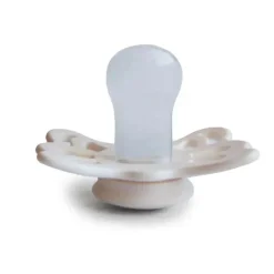 Mushie - Chupeta Anatômica de Silicone Borboleta Creme/Blush 2Pk, 0/6M New