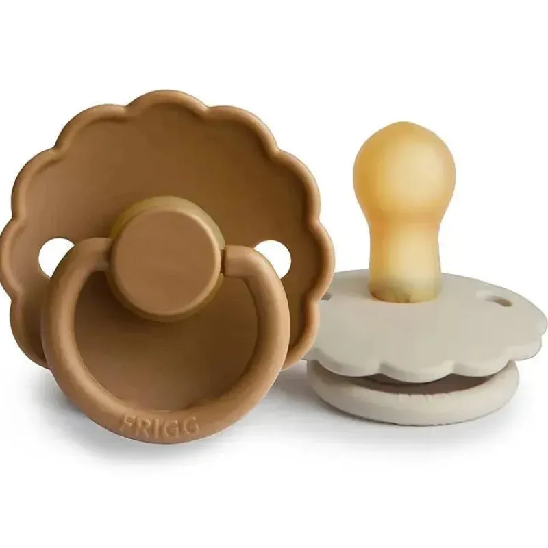 mushie__chupeta_de_beb_de_SKU2NXUqnh3_0.webp Mushie - chupeta de bebê de borracha natural 2 unidades Frigg Daisy, cappuccino/creme, 0/6M New
