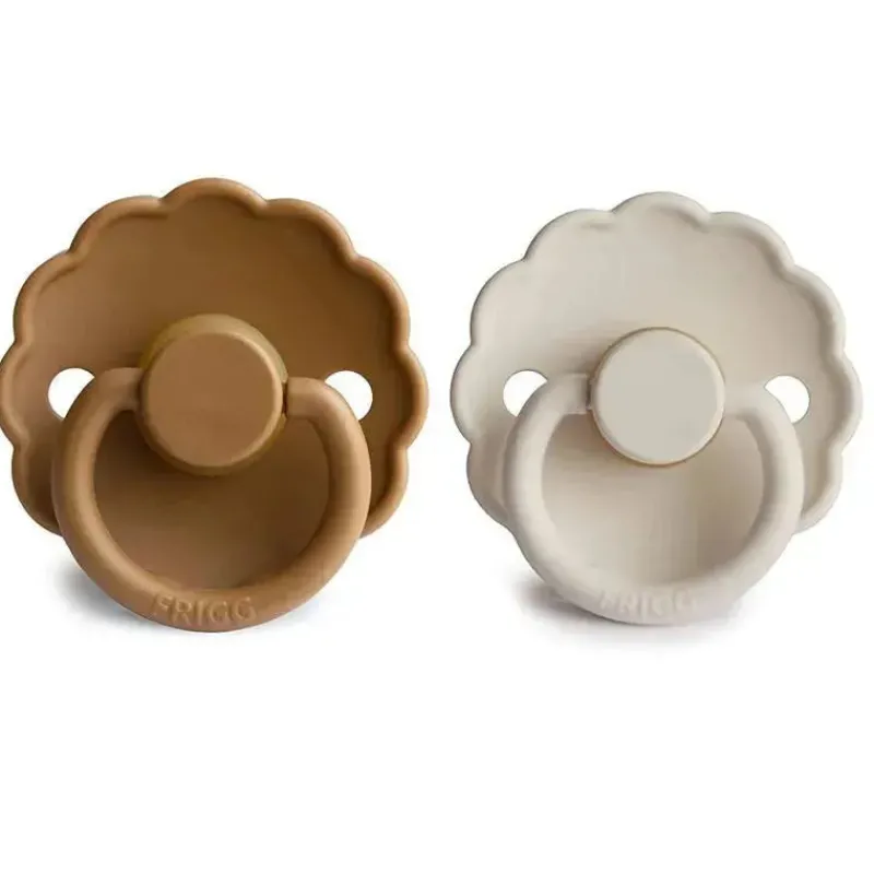 mushie__chupeta_de_beb_de_SKU2NXUqnh3_1.webp Mushie - chupeta de bebê de borracha natural 2 unidades Frigg Daisy, cappuccino/creme, 0/6M New