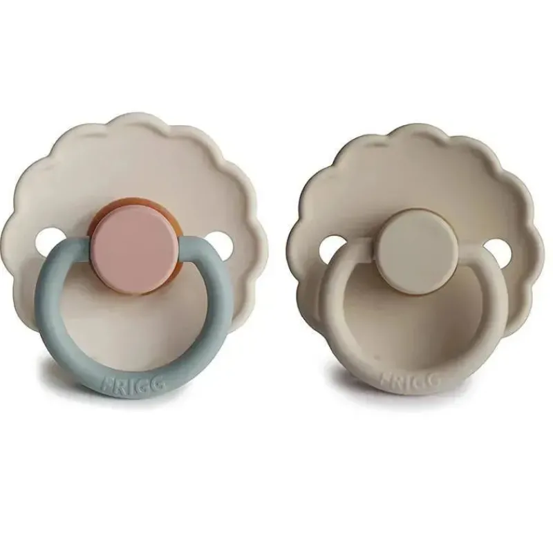 mushie__chupeta_de_borrac_SKUGm9UNhgE_1.webp Mushie - chupeta de borracha natural 2Pk Frigg Daisy, arenito e algodão doce, 0/6M Online