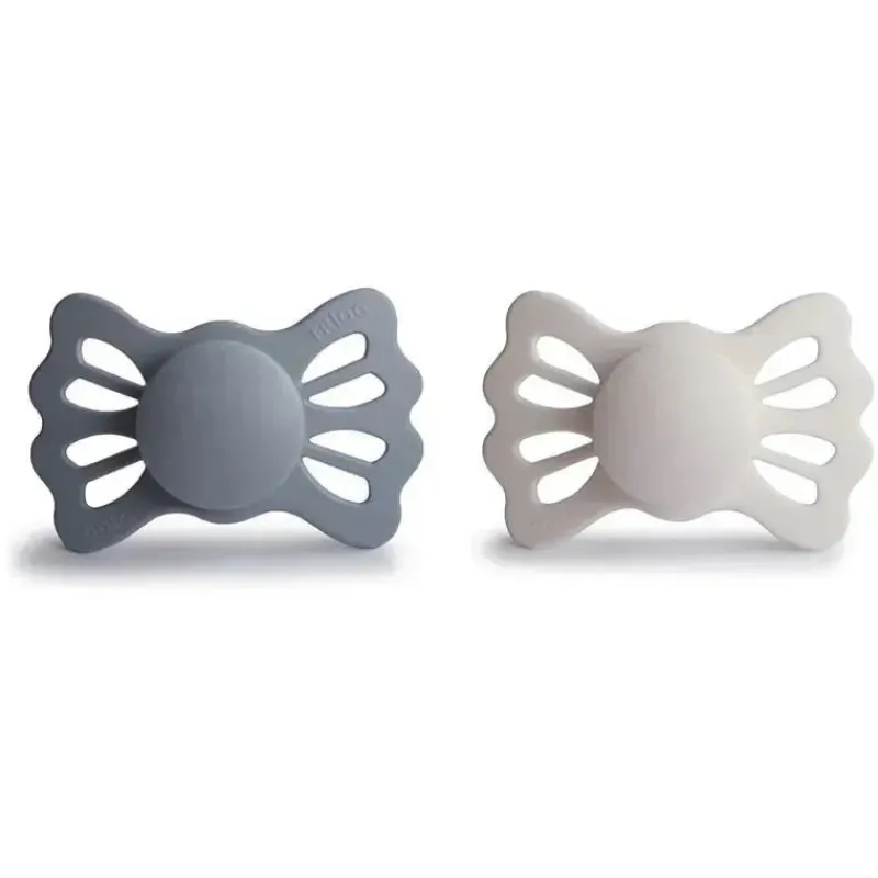 mushie__chupeta_de_silico_SKU1QzrfN08_0.webp Mushie - chupeta de silicone simétrica Lucky 2Pk, 6/18M, cinza ótimo/cinza prateado New