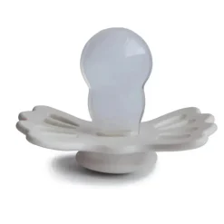 Mushie - chupeta de silicone simétrica Lucky 2Pk, cetim/creme sedoso, 6/18M New